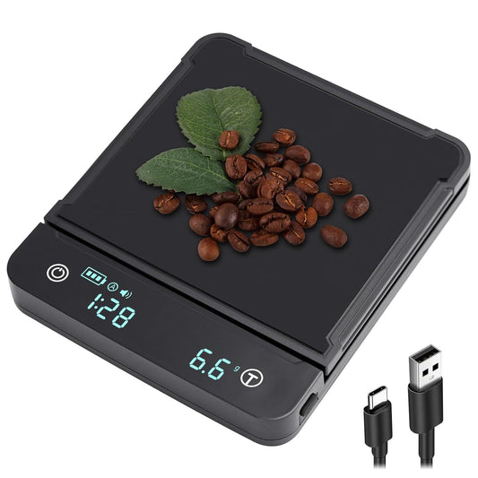 Coffee Scale With Timer Usb Charging Weighing Hand Espresso Scale Coffee Tools
