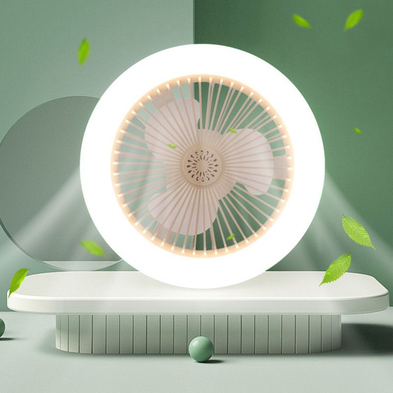 2-in-1 Aromatherapy 3-Color LED Fan Lamp with Remote