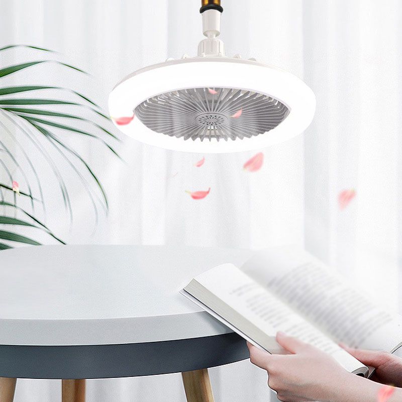 2-in-1 Aromatherapy 3-Color LED Fan Lamp with Remote